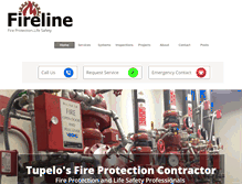 Tablet Screenshot of fireline-ms.com